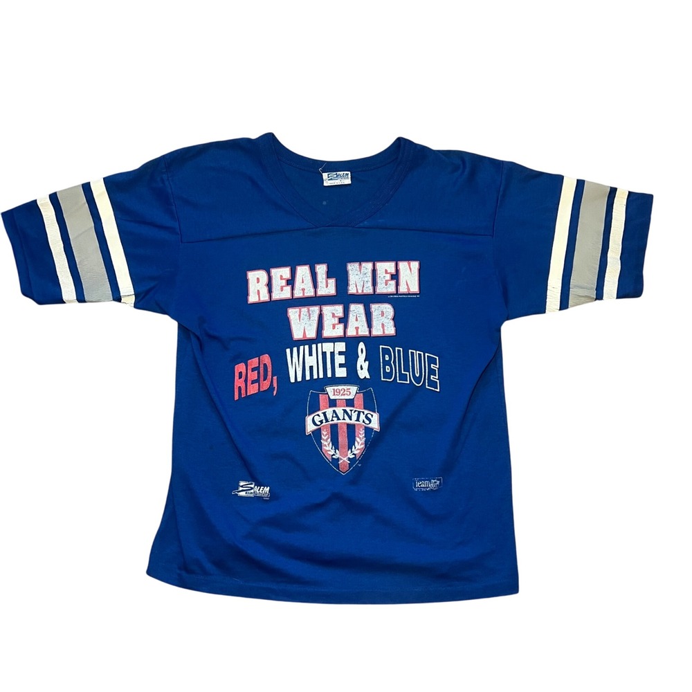 VTG 1990 Salem Sportswear New York Giants Football AOP Jersey Shirt Womens S